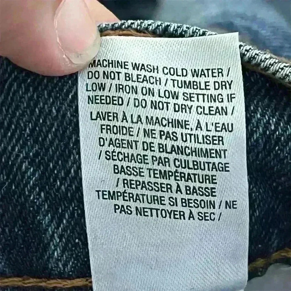 Ardene Women's Boyfriend Jeans Size 1 Dark Wash Blue - Picture 9 of 12